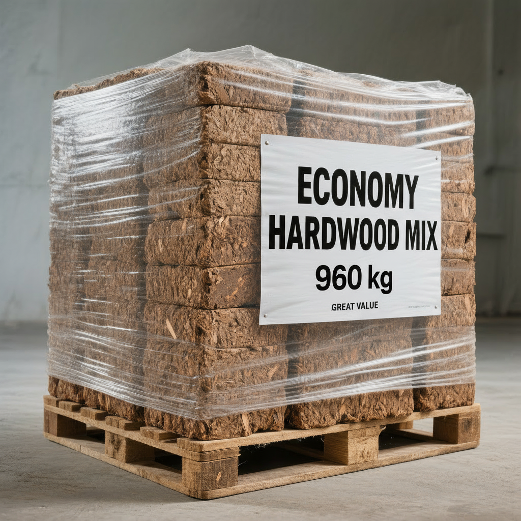 Briquetas de Madera Dura Mix - Economicas