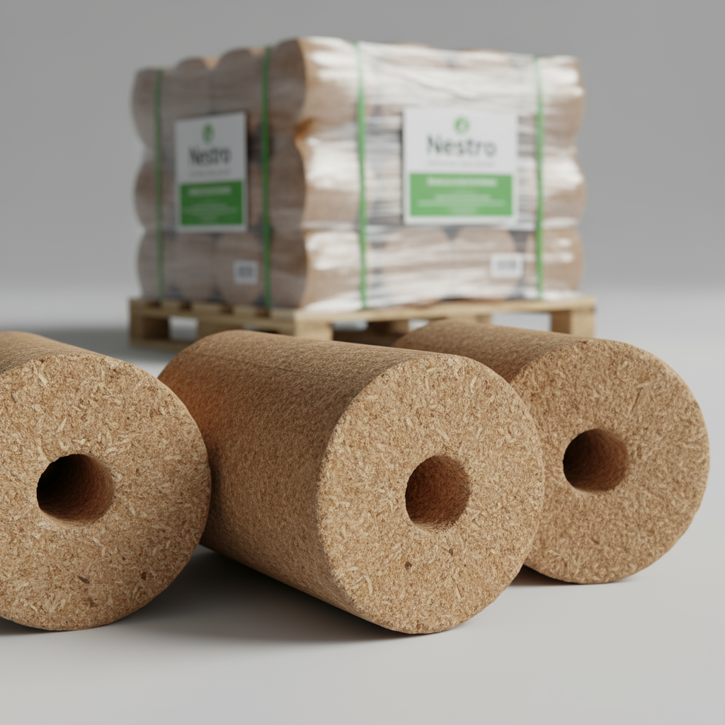 Briquetas Nestro Cilindrica - Encendido Facil