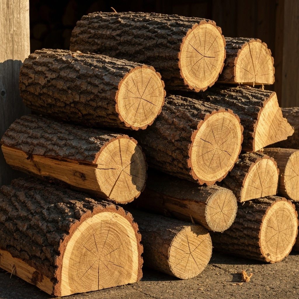 Lena de Roble Seca 33cm - Maxima Duracion